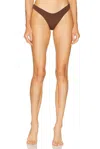 Haight Leila Bikini Bottom In Brown