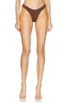 Haight Leila Bikini Bottom In Brauna Brown