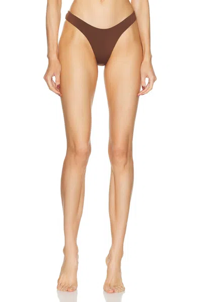 Haight Leila Bikini Bottom In Brauna Brown