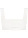 Haight Manu Crepe Top In White