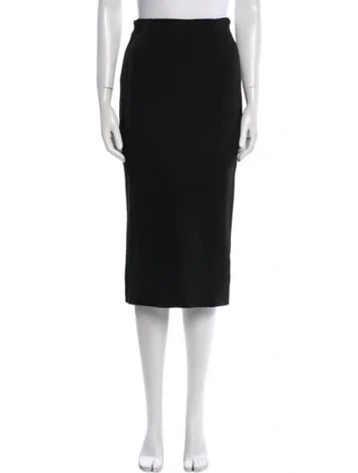 Pre-owned Haight Midi Length Skirt In Black
