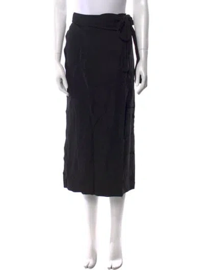 Pre-owned Haight Midi Length Skirt In Black