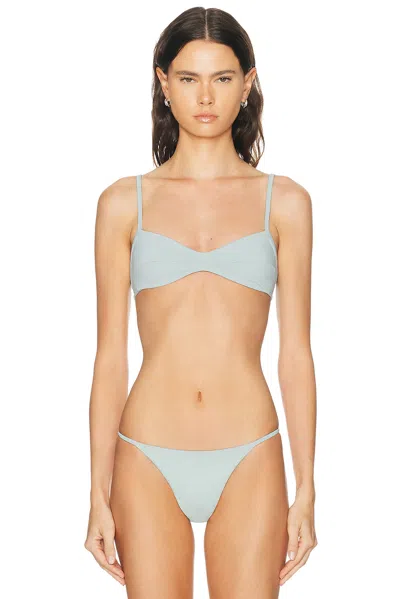Haight Monica Bikini Top In Blue