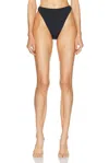 Haight Perlin Hotpants Bikini Bottom In Black