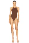 Haight Poli Swimsuit In Brown