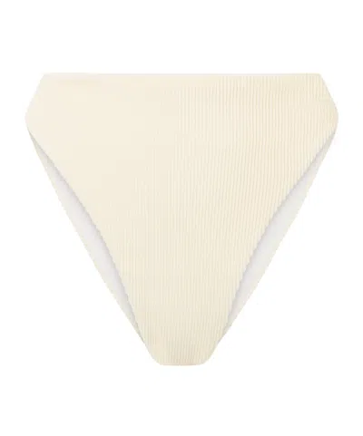 Haight Mah Ribbed Bikini Briefs In White