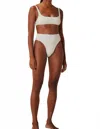 Haight Thidu Bikini Top In Off-white In White