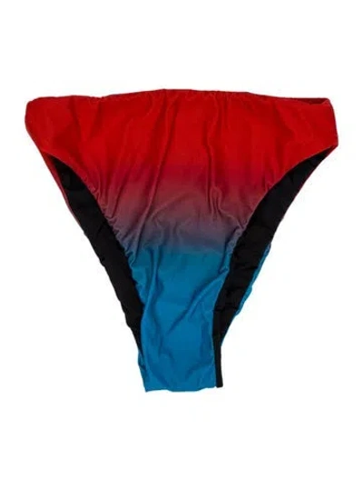 Pre-owned Haight Tie-dye Print Bottoms W/ Tags In Red