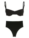 Haight Underwired High-leg Bikini In Black