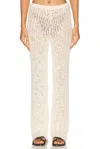 Haight Victoria Knit Pant In Off White