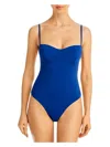 HAIGHT VINTAGE WOMENS SOLID ONE-PIECE SWIMSUIT