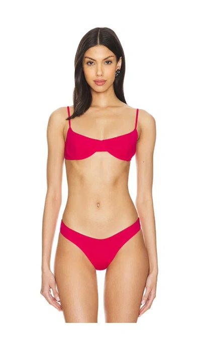 Haight X Revolve Ligia Top In Intense Pink