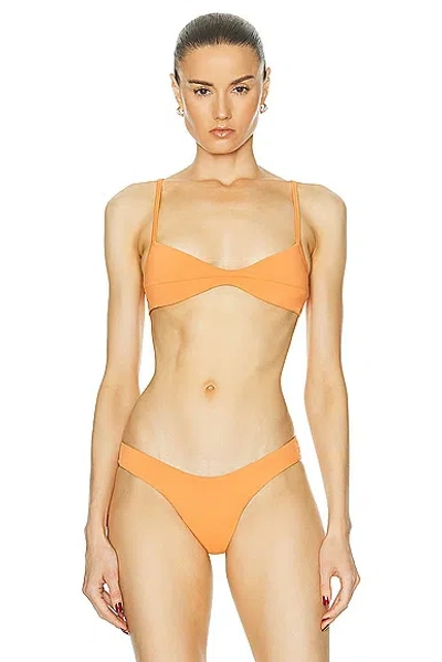 Haight Monica Bikini Top In Apricot