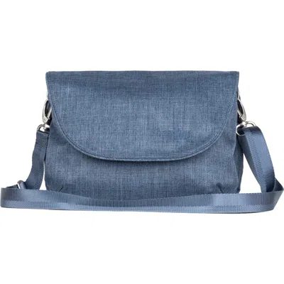 Haiku Bliss Rfid Blocking Crossbody Saddle Bag In Gray