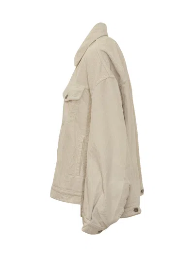 Haikure 100% Cotton Jacket In Ecru