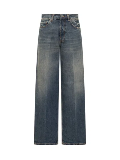 Haikure 100% Cotton Jeans In Intense Blue