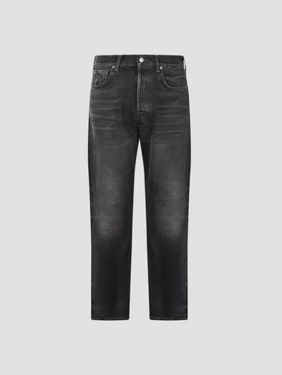 Haikure Achilles Vintage-inspired Cotton Denim Jeans In Black