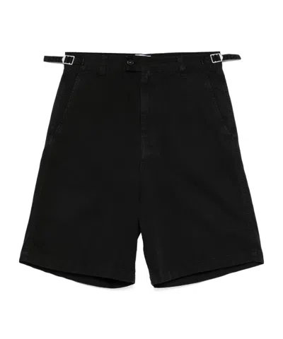 Haikure Adjustable Belt Shorts In Black
