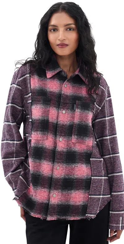 Haikure Arno Double Check Button Down Shirt Double Check In Multi