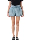 Haikure Ashley Denim Shorts In Paradise Wash