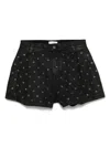 Haikure Ashley Carbon Wash Shorts Carbon Wash In Black