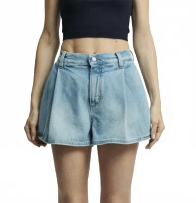 Haikure Ashley Shorts In Denim In Blue