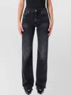 Haikure Five-pocket Trousers With Belt Loops And Rivets In Multi