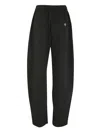 Haikure Babel Drawstring-waist Track Pants In Black