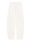 Haikure Babel Drawstring-waist Track Pants In Neutral