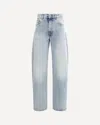Haikure Straight Leg Trousers With Belt Loop Detail