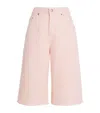 Haikure Becky Denim Shorts In Pink