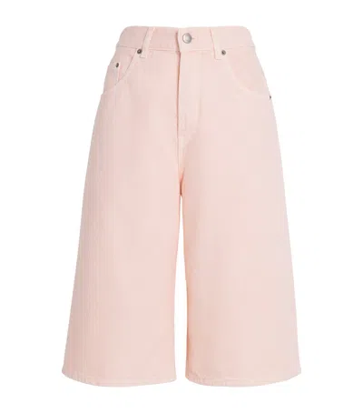 Haikure Becky Denim Shorts In Brown