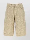 Haikure 'becky Fur Denim' Shorts In Brown