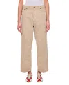 Haikure Beige Betty Twill 45 Jeans In Neutrals