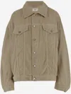 Haikure Corduroy Button-up Jacket