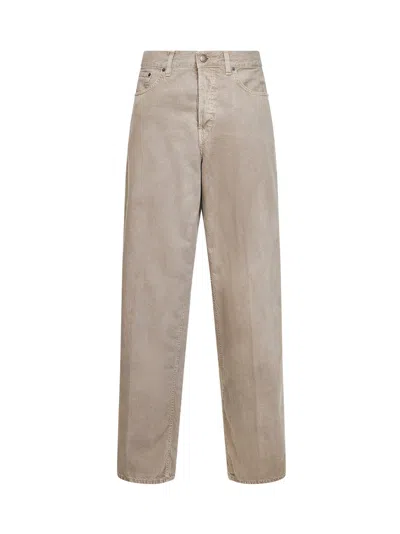 Haikure Beige Cotton And Linen Denim Bethany Boyfriend Jeans