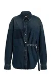 Haikure Bella Denim Shirt Jacket In Blue