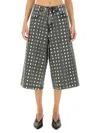 Haikure Belle Bermuda Shorts In Denim