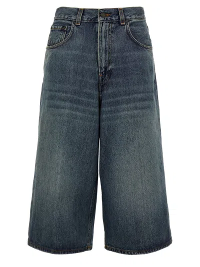 Haikure Belle Oil Blue Bermuda Shorts