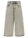 Haikure 'grey Wide Leg Jeans With Washed Effect' In Gray