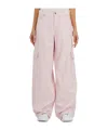 Haikure Belt Loop Casual Pants In Pink