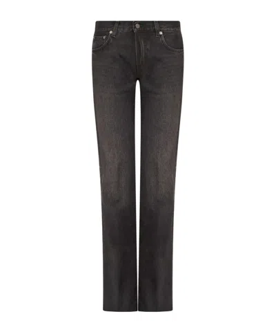 Haikure Belt Loop Jeans In Brown