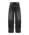 Haikure Cuff-detail Jeans In Black