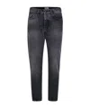 Haikure Belt-loop Jeans In Black