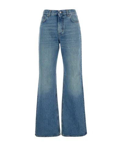Haikure Belt Loop Jeans In Blue