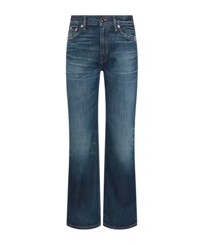 Haikure Belt Loop Jeans In Blue