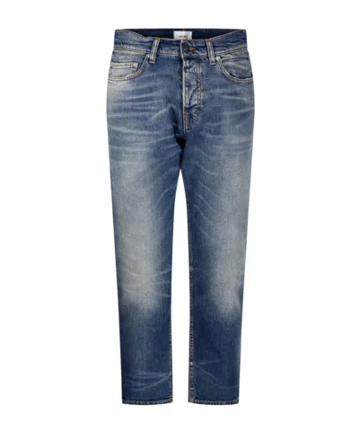 HAIKURE LOGO-APPLIQUÉ SLIM-FIT JEANS