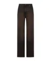 Haikure Belt Loop Jeans In Brown