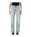 Haikure Bonnie Straight-leg Denim Jeans In Gray
