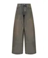 Haikure Belt Loop Jeans In Gray